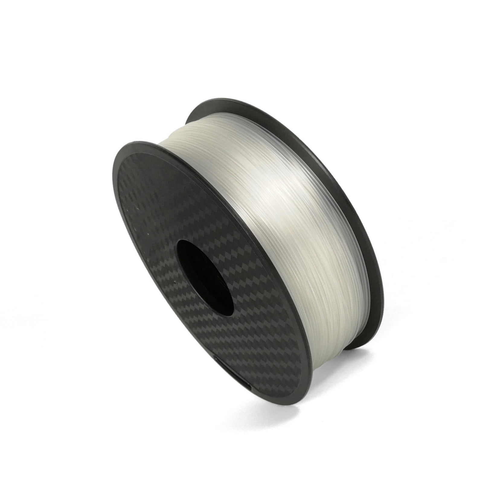 Transparent Filament for 3D Printer, ABS Carbon Fiber, 1.75mm Dimensional Accuracy +/-0.05mm, Printing Temperature 220-250 Degree, 1KG