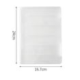 thumbnail image 1 of Transparent File Storage Box Organizer – Stackable Plastic Document Certificate Holder, Latching Lid, Desktop Home Office ID Paperwork Container, 1 Pack, 1 of 2