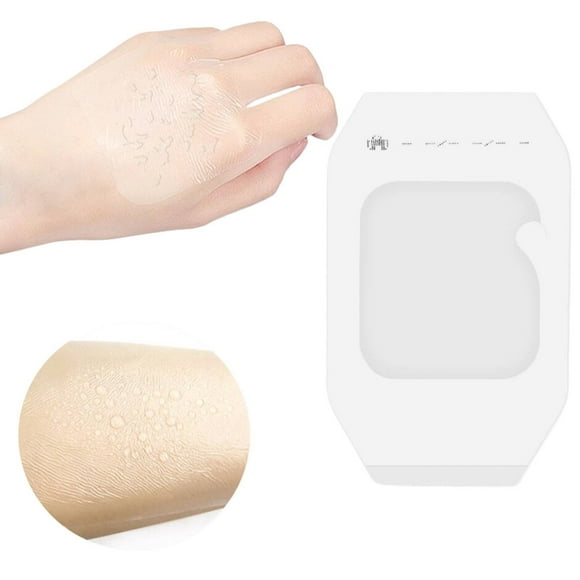 Transparent Film Dressing - Adhesive Clear, Breathable Polyurethane, 4x5 Inch, Waterproof Wound Cover, 1 Pack, Tattoo Aftercare, Skin Protection, Medical Bandage, Hypoallergenic
