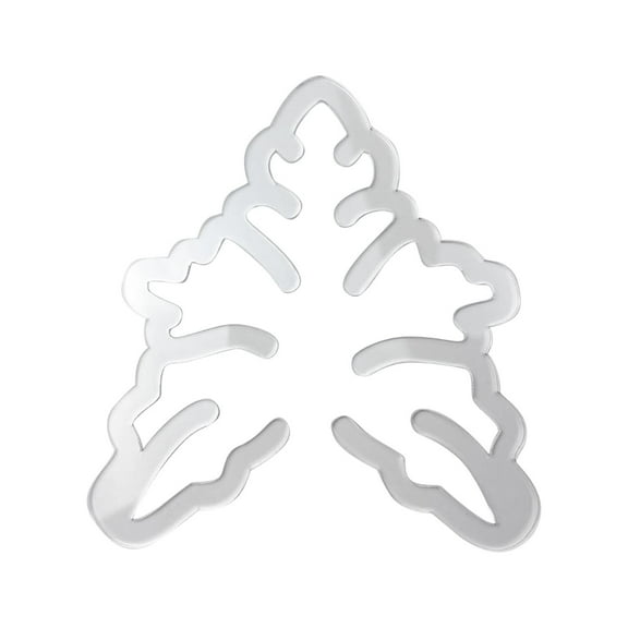 Transparent Flower Holder for Green Plants - Cross-border Style Flower-shaped Leaf Fixations, Plant Support, Floral Arrangement Accessory