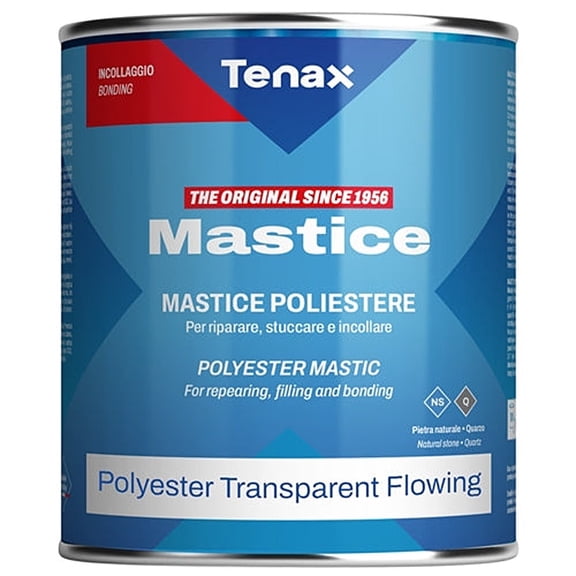 Tenax Transparent Flowing Transparent Flowing Polyester Mastic