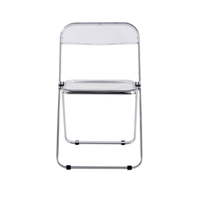 Transparent Folding Chair White