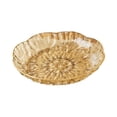 thumbnail image 1 of Transparent Food Serving Platter Cake Display Dessert Tray Gold Rim Durable Plastic for Family Home Celebration, 1 of 9