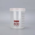 thumbnail image 1 of Transparent Food Storage Container Airtight Sealed Plastic Snack Canister for Pantry Kitchen Organization, 1 of 7