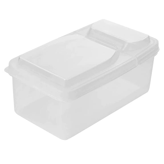 Transparent Food Storage Container,Fruit Produce Keeper,Fridge Organizer Box,Dual Single Opening Dust Proof Clear Storage Container Easy Clean Reusable Design for Outdoor Picnic,White