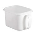 thumbnail image 1 of Transparent Food Storage Container with Lid and Handle, 12.7x9.9cm Airtight Grain Sealed Box for Kitchen Pantry Organization, Stackable Fresh-Keeping Bin, 1 of 1