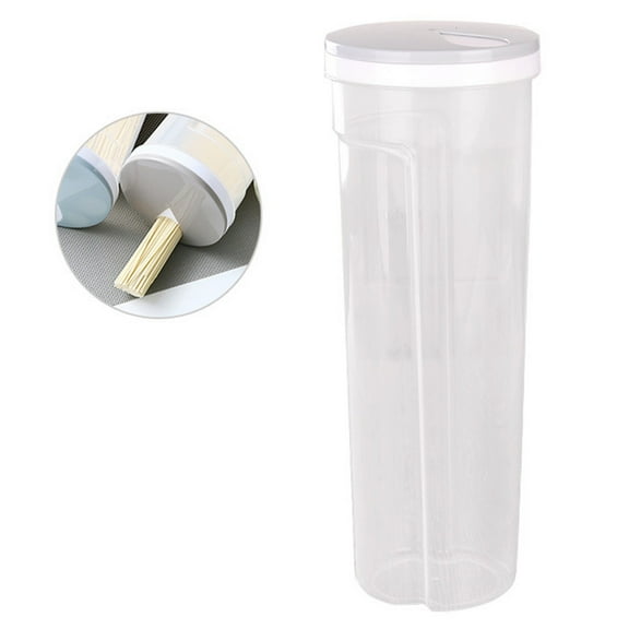 Transparent Food Storage Container with Secure Lock for Kitchen Pantry Organization and Dry Goods - 1-Piece Set