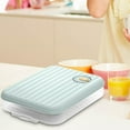thumbnail image 1 of Transparent Food Storage Containers | Dumpling Organizer Box for Fridge & Kitchen | Stackable Plastic Bins with Lids for Meat & Vegetables, 1 of 3