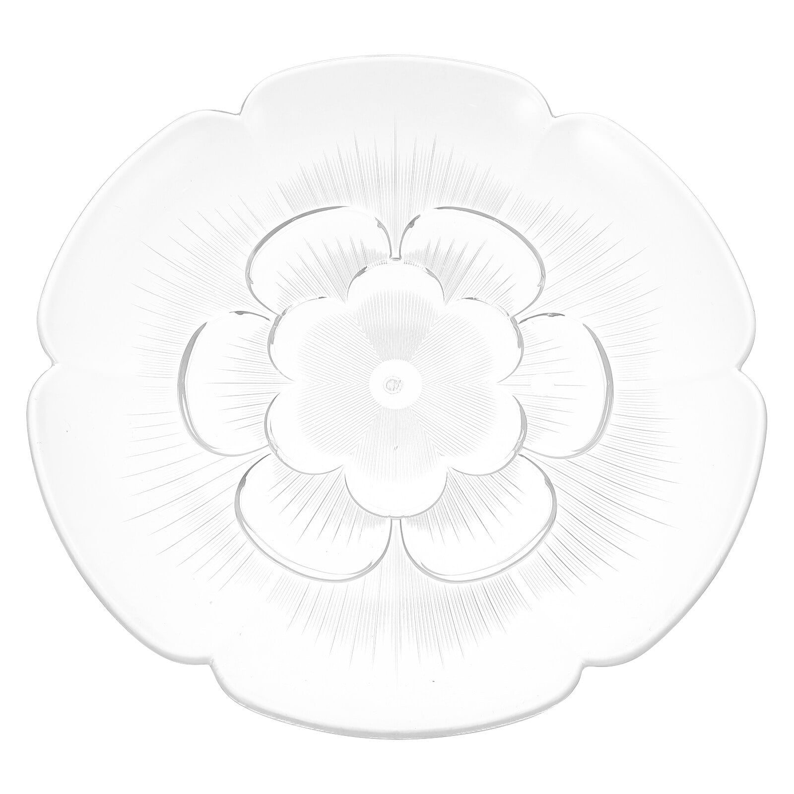 Transparent Fruit Tray Multipurpose Fruit Snack Service Tray