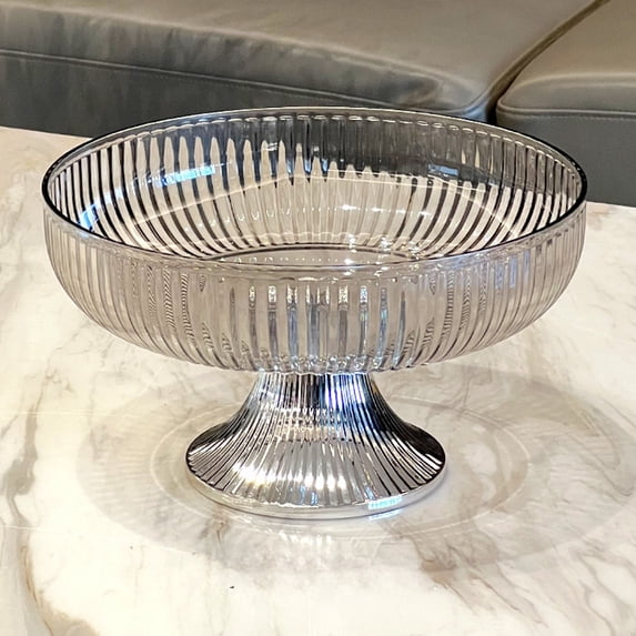 Transparent Fruit Tray, Storage Box with Lid, Clear Snack Candy Nut Dry Fruit Organizer, Modern Kitchen Counter Decor, Household Party Serving, Organized Serving Dish, Home Bar Snack Holder Akmoler