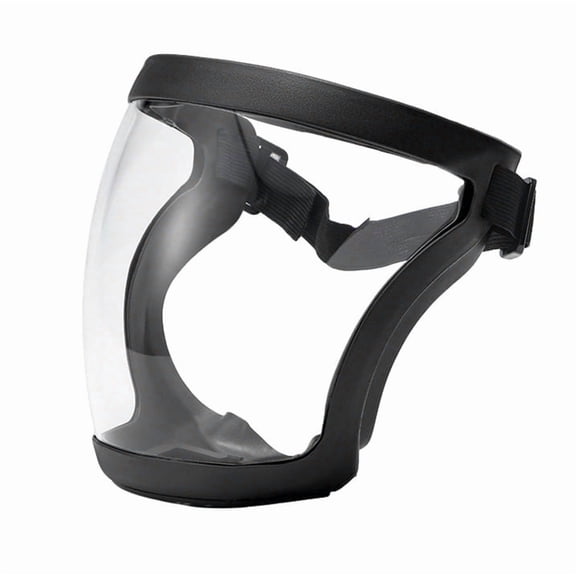 Full Face Shield with Anti Fog Visor, Adjustable Safety Mask for Woodworking Grinding Yard Work, Impact Resistant Clear Eye Protection1 PC