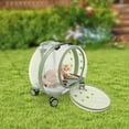 thumbnail image 1 of 1 PCS Breathable Cat Carrier, Cat Carrier with Rolling Wheels, Cat Carrier, Product Size(Excluding Telescopic Handle): 40*27*45cm/15.7*10.6*17.7in, 1 of 8
