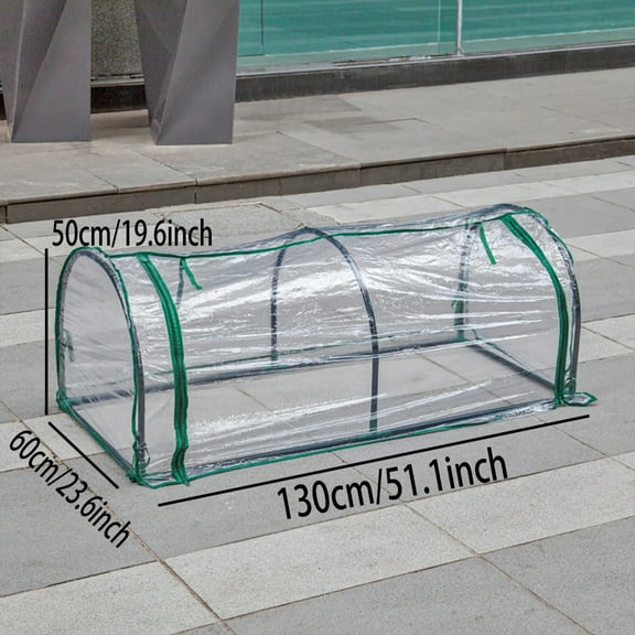 Transparent Garden Warmer Cover Vegetable Flower and Plant Insulated Warming Shed Greenhouse Warming Sunroom Rainproof Cover New