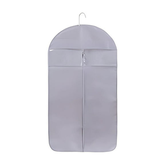 Transparent Garment Bag - Clothing Cover for Coats, Suits, and Dresses - Durable Wardrobe Storage Solution - Zip Closure for Easy Access - Space-Saving Design for Organizing