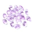 thumbnail image 1 of Transparent Glass Beads Top Drilled Beads Teardrop Medium Purple 9x6x5mm Hole: 1mm, 1 of 3