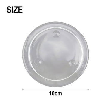 Transparent Glass Candle Plate Holder Set for Home Decoration