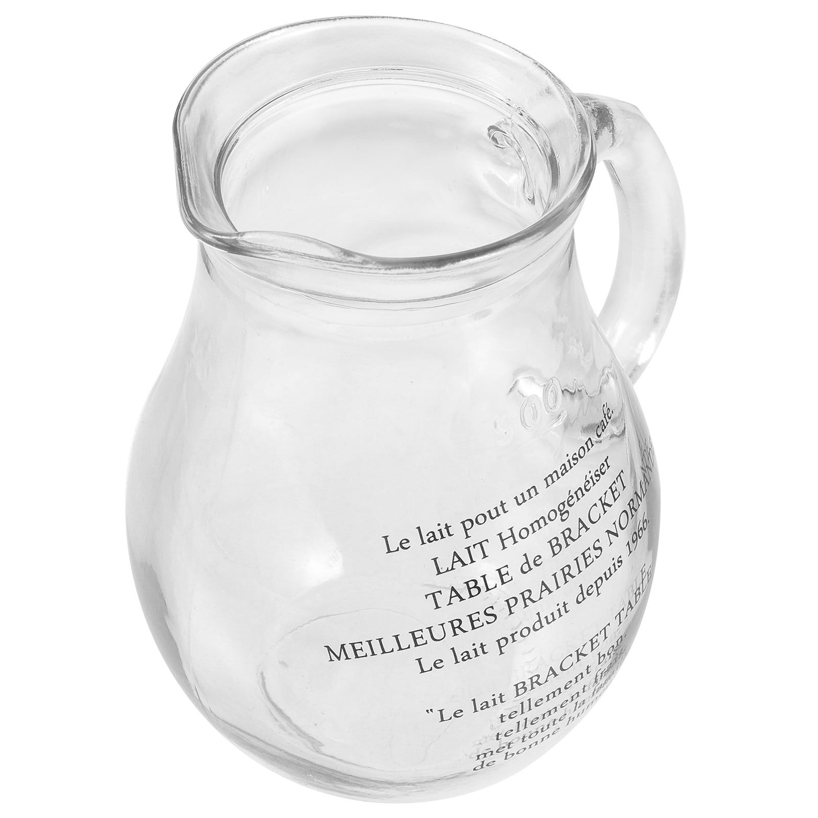 Transparent Glass Creamer Glass Milk Pitcher Coffee Pitcher Milk ...