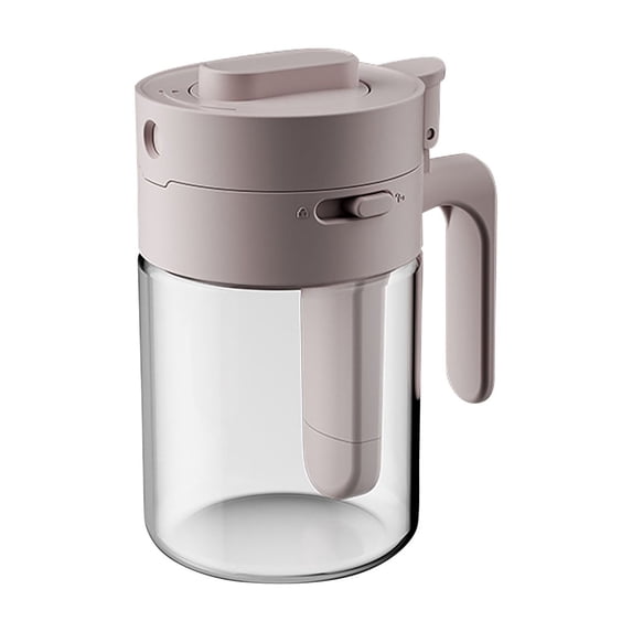 Transparent Glass Jar with Lid - Airtight, Lockable & with Spoon - for Kitchen, Spices, Snacks & Storage