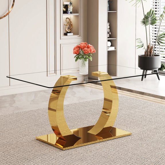 Transparent Glass Material - Simple Maintenance - Family Meals - New-Looking Tabletop