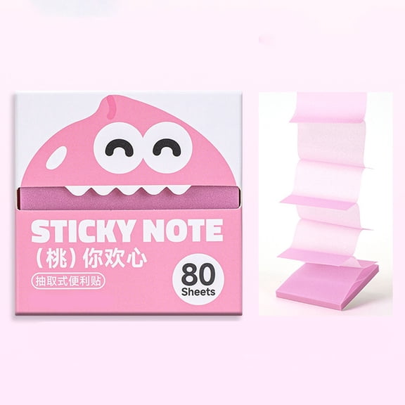 Transparent Glitter Sticky Notes, 1-Pack 3.1x3.1 Inch 80 Sheets Slide Out Notepad, Pearlescent Book Annotation Flags for Executive Planning, bldnkj