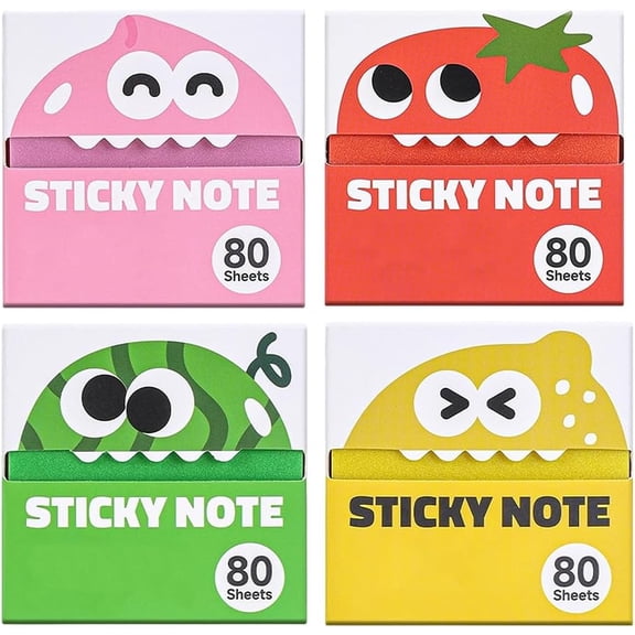 Transparent Glitter Sticky Notes, 3 x 3 Inch Full Adhesive Waterproof Quick-Dry Writing Notes