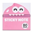 thumbnail image 1 of Transparent Glitter Sticky Notes, 480 Sheets Cute Shimmer Sticky Notes for Journaling, Reading & Planning,Pink 1PCS, 1 of 2