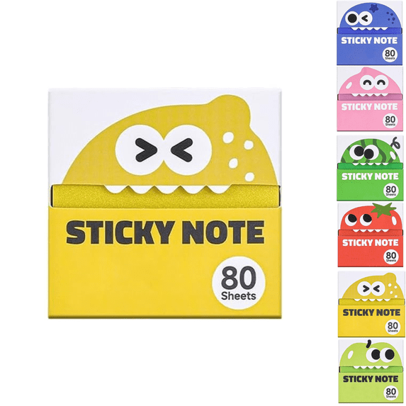Transparent Glitter Sticky Notes 80 Sheets See‑Through Memo Tabs 1PC | Clear Sticky Notes, Clean Annotations, Back to School Supplies for Office Study Notebook Marking A-1PC