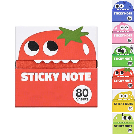 Transparent Glitter Sticky Notes 80 Sheets See‑Through Memo Tabs 1PC | Clear Sticky Notes, Clean Annotations, Back to School Supplies for Office Study Notebook Marking E-1PC