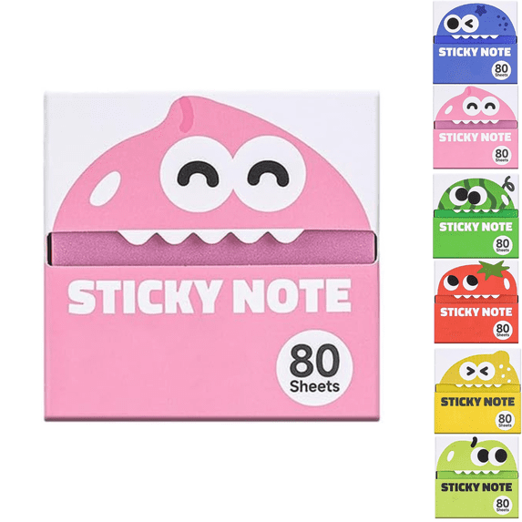 Transparent Glitter Sticky Notes 80 Sheets See‑Through Memo Tabs 1PC | Clear Sticky Notes, Clean Annotations, Back to School Supplies for Office Study Notebook Marking B-1PC