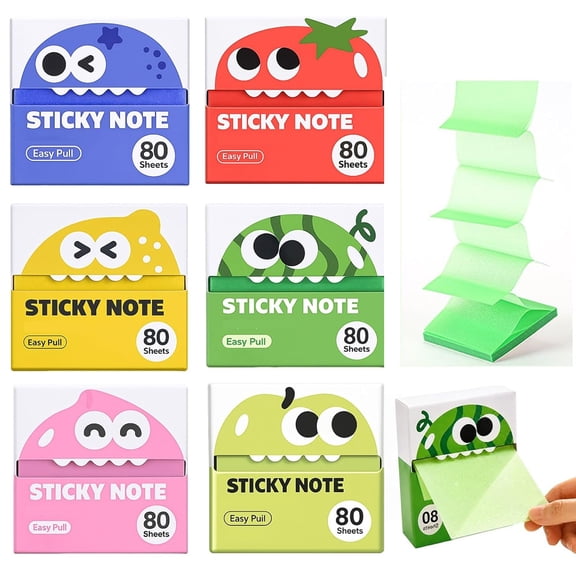 Transparent Glitter Sticky Notes Pull Out,Memo Tabs Roll for Books,Journaling Planning Reading Study Office Classroom Annotation Stationery Bookmarking (A)