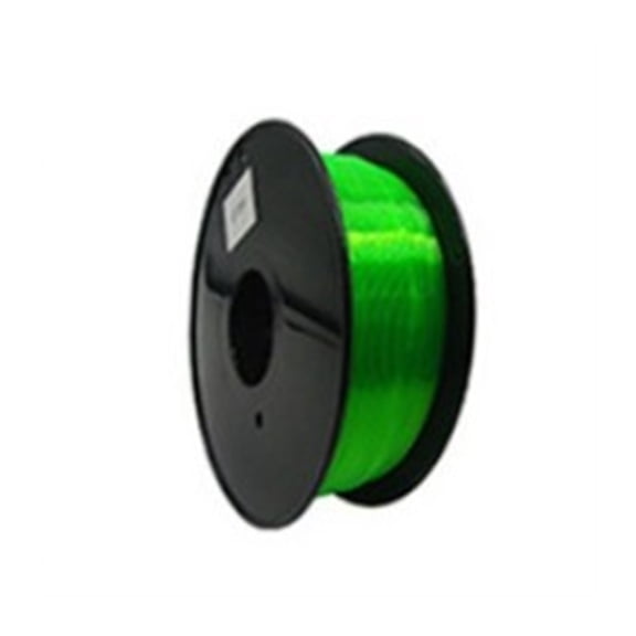 Transparent Green PETG Filament, 1.75mm +/-0.02mm for Most 3D Printer & 3D Pen, Solid Yarn 3D Printer Accessory, 1KG Neatly Wound