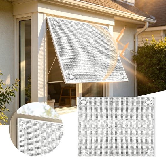 Transparent Grid Display Protective Shield Shatterproof Touch Screen Guard Mounting Hole Screen Protector Panel For Outdoor Window(Silver-70X100Cm)