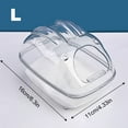 thumbnail image 1 of Transparent Hamster Bathroom Guinea Pig Hamster Sand Bath Mouse Box Hamster-L, 1 of 9