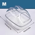 thumbnail image 1 of Transparent Hamster Bathroom Guinea Pig Hamster Sand Bath Mouse Box Hamster-M, 1 of 9