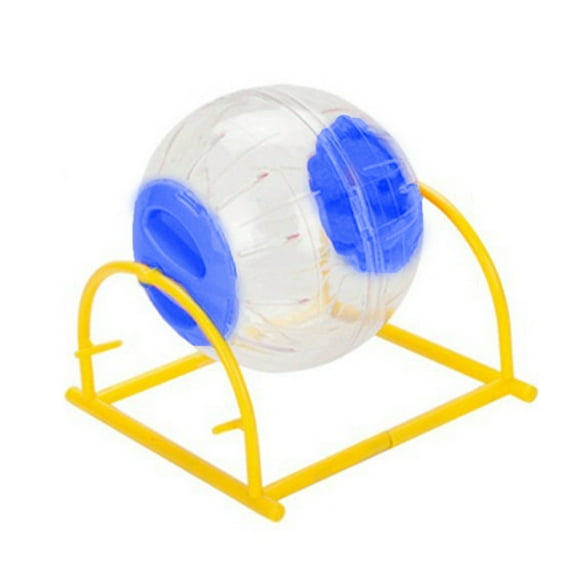 Transparent Hamster Running Jogging Ball Rack Pet Training Wheel Exercise Supply