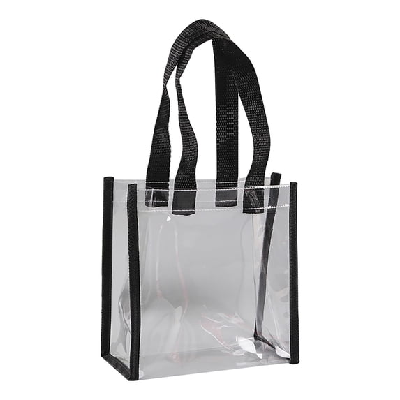 Transparent Handbag Sewing Cosmetic Shopping Bag Jelly Bag Bag for Stylish Storage and Organization