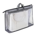 thumbnail image 1 of Transparent Handbag Storage Bag with PVC Window, Hanging Wardrobe Organizer Cover – Protective Dustproof Cover for Purses with Zipper and Reinforced Bottom Structure, 1 of 1