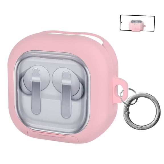Transparent Hard Case for Buds 4 Pro Protective Shell for Buds4 Multi Functional Cover with Phone Stand