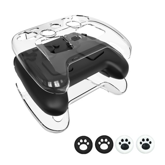 Transparent Housing Shell with Joystick Caps for Steam Controller 2 Game Handle Shell Cover Protector Case Scratchproof