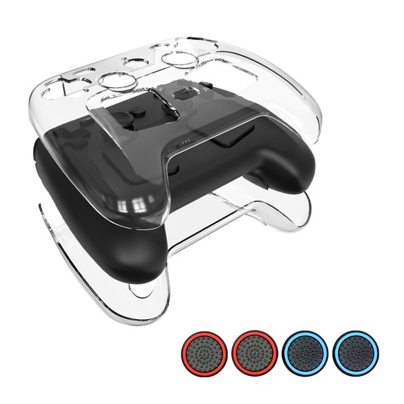 Transparent Housing Shell with Joystick Caps for Steam Controller 2 Game Handle Shell Cover Protector Case Scratchproof