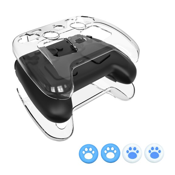 Transparent Housing Shell with Joystick Caps for Steam Controller 2 Game Handle Shell Cover Protector Case Scratchproof