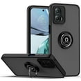 Transparent Hybrid Case with Ring Grip for Motorola Moto G Stylus 5G