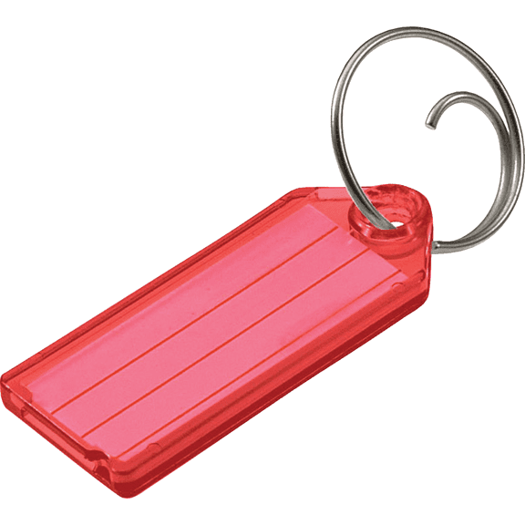 Transparent I.D. Key Tag - Pack of 12