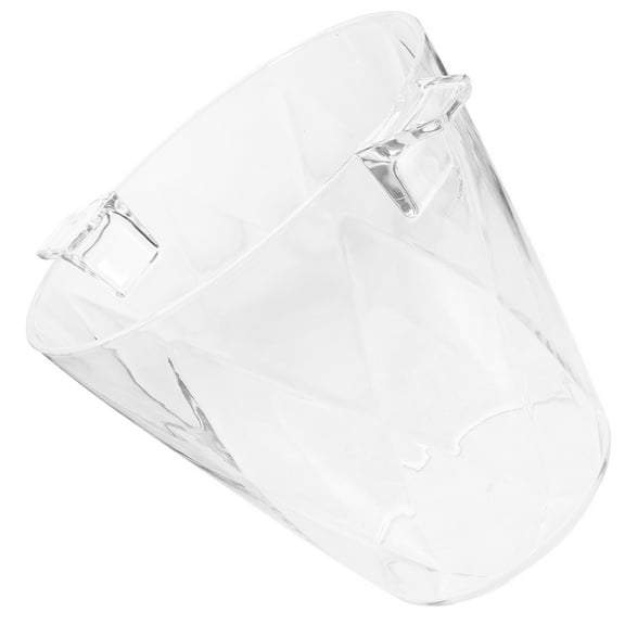 Transparent Ice Bucket Acrylic Heart Shape Boxes Container Vertical Gift Bag