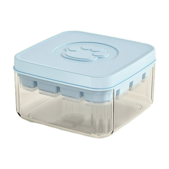 Transparent Ice Moulds With Lid, One-Button Release Ice Storage Box, Plastic Multi-Compartment Ice Mould, Sealed Anti-Odour Ice Maker, Durable Home Commercial Ice Box, Beverage Chilling Moulds
