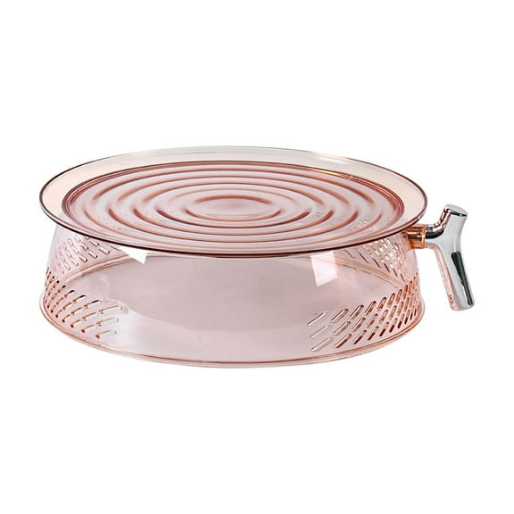 Transparent Insulated Food Cover, Fresh Box Leftovers Cover, Stackable Stable Food Insulation Cover Dustproof, Dust and Fly Proofing for Use in Homes and Restaurants