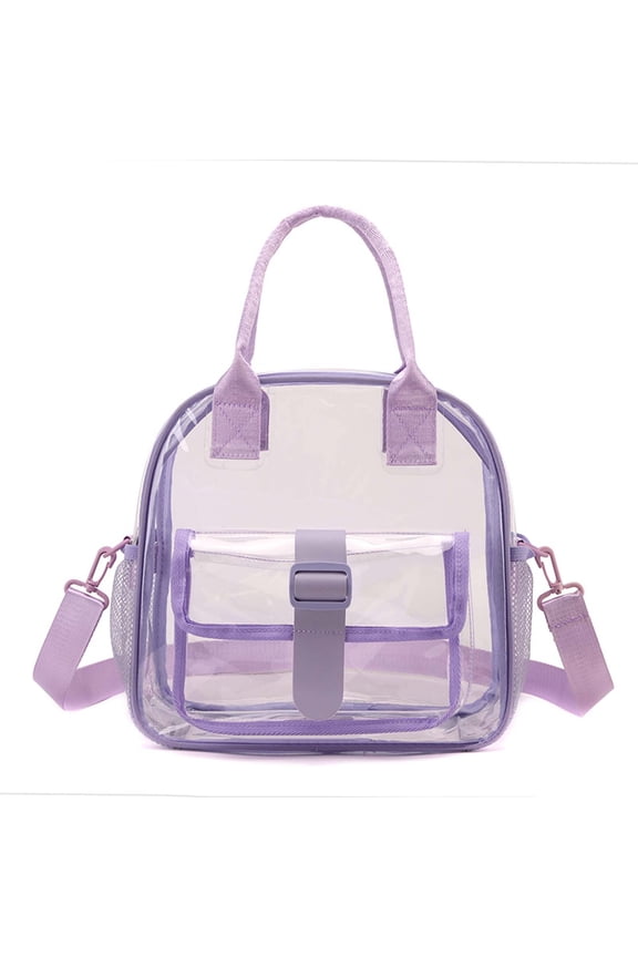 Transparent Jelly Crossbody Bag, Fashion Versatile Shoulder Sling Bag, Large Capacity Clear Jelly Purse for Daily Commuting Shopping Casual Outdoor Use