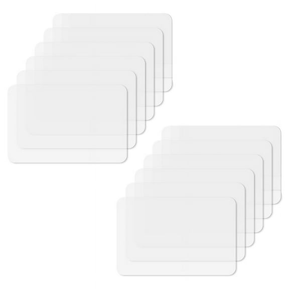 Transparent Kitchen Mat,Coffee Table Mat,Table Protector,Waterproof Placemats,Worktop Saver,Placemat Set 8 Pieces