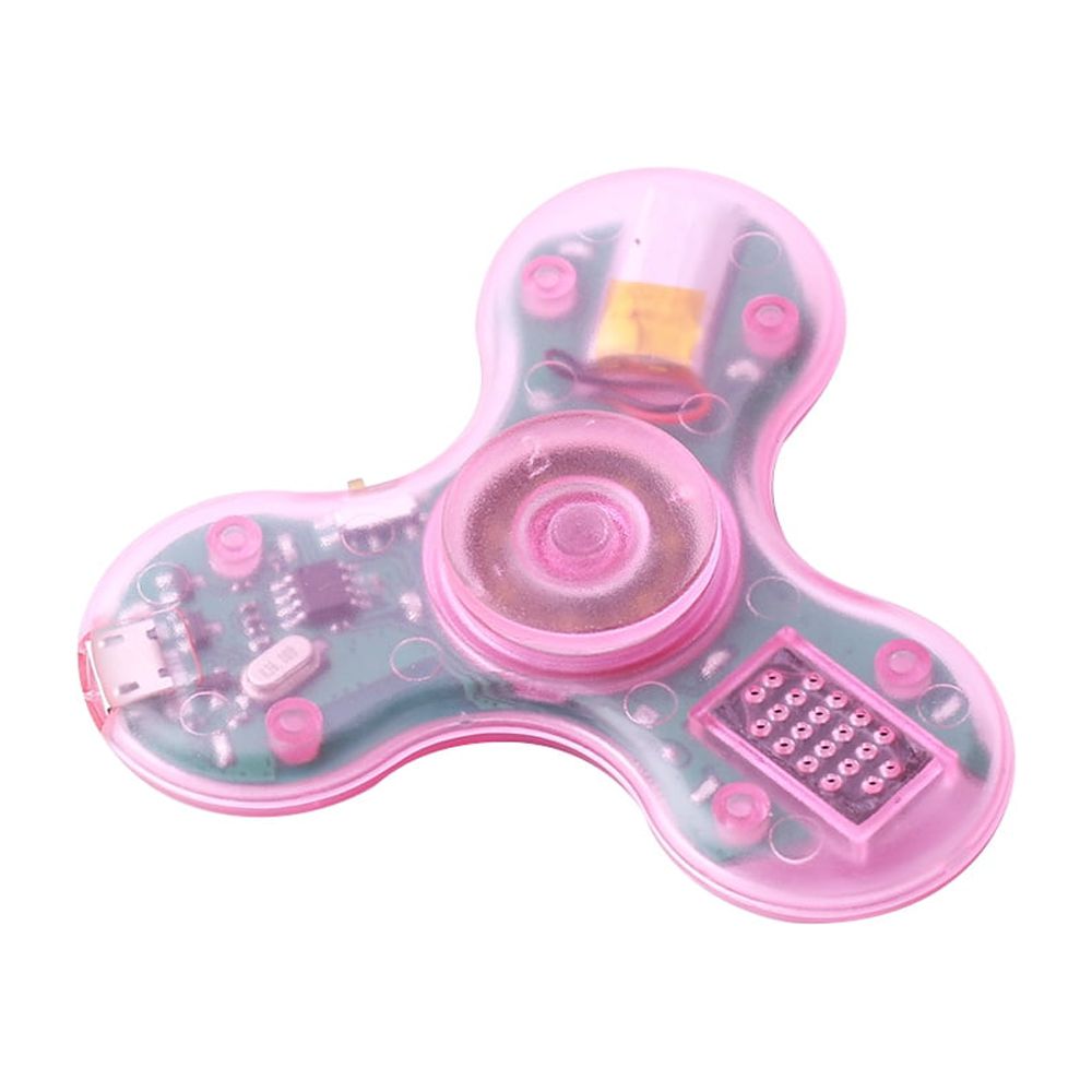 Transparent LED Spinners with Bluetooth Speaker - 2 Pack - image 1 of 4