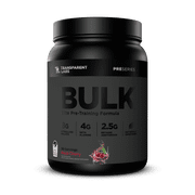 Transparent Labs Bulk Black Pre-Workout Powder - 30 Servings, Black Cherry